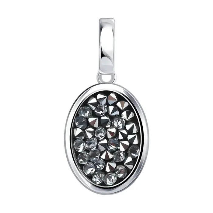 Подвеска декоративная из серебра