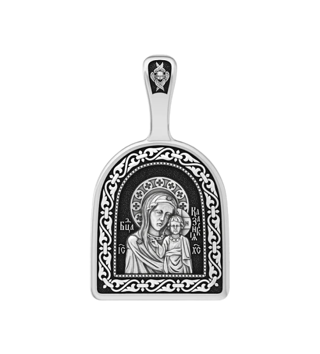 Подвеска икона из серебра