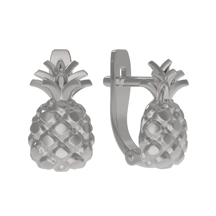 Серьги детские из серебра
