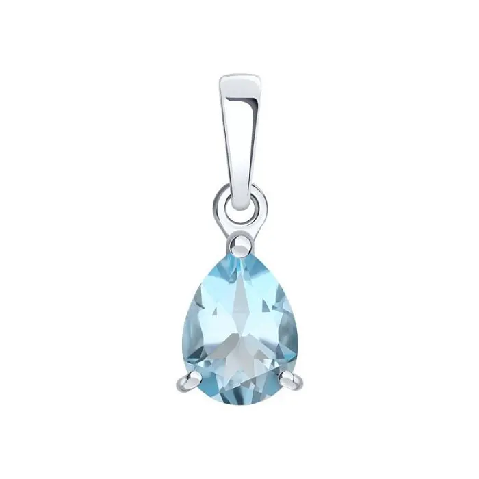 Подвеска декоративная из серебра