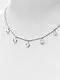 Цепь колье из серебра