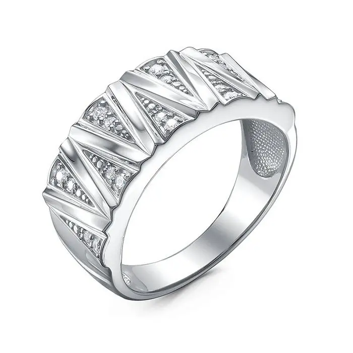 Кольцо декоративное из серебра