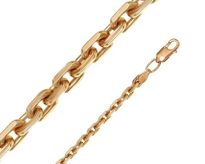 Цепь из красного золота
