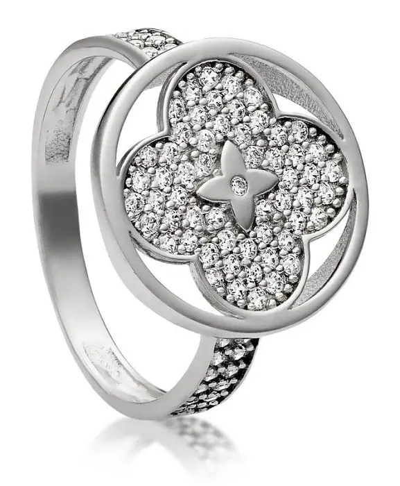 Кольцо декоративное из серебра