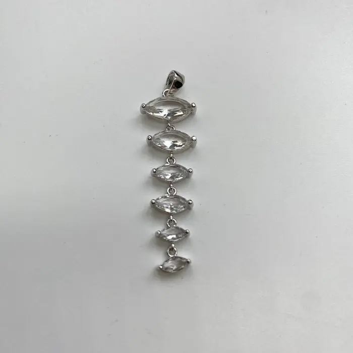 Подвеска декоративная из серебра вид 1