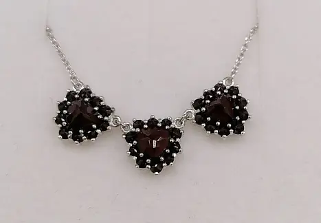 Цепь колье из серебра