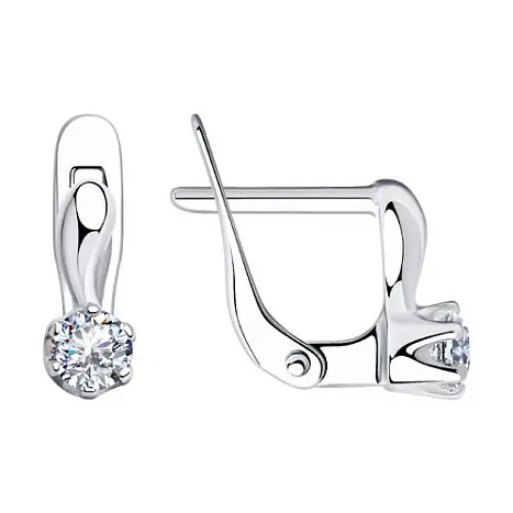 Серьги детские из серебра