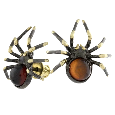 Серьги пуссеты из серебра