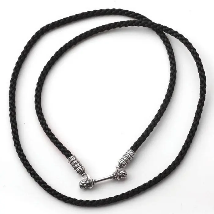 Цепь шнурок из серебра