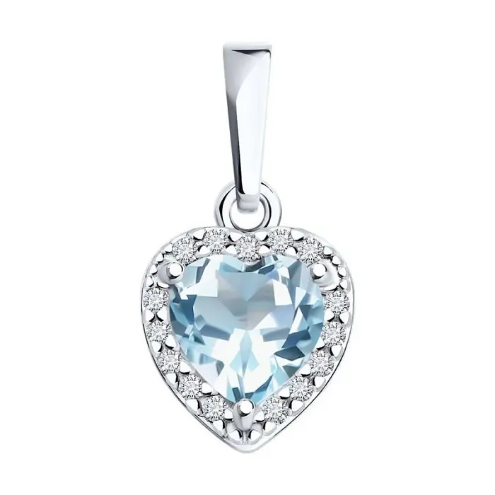 Подвеска декоративная из серебра