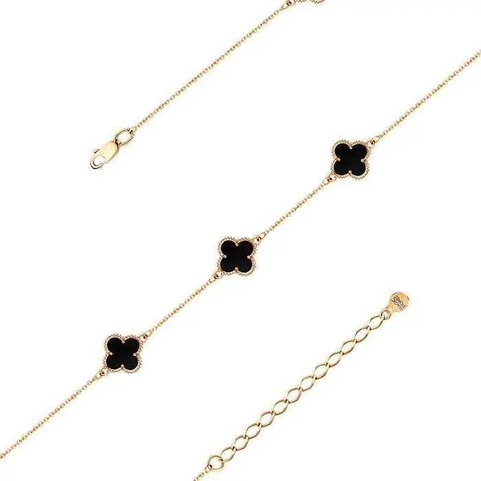 Браслет декоративный из красного золота