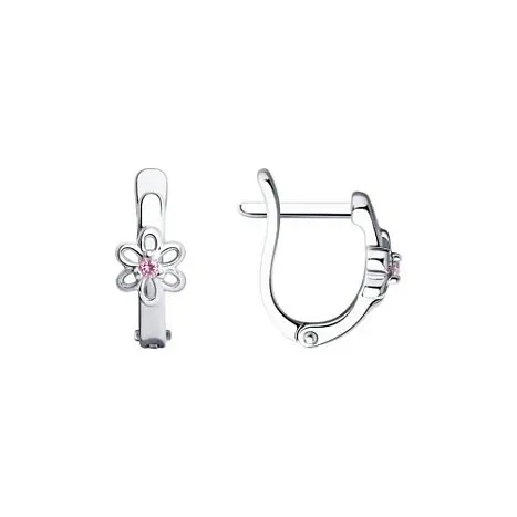 Серьги детские из серебра