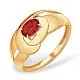 Кольцо декоративное из красного золота
