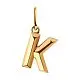 Подвеска буква из красного золота