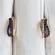 Серьги с английским замком из красного золота