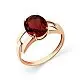 Кольцо декоративное из красного золота