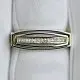 Кольцо декоративное из белого золота
