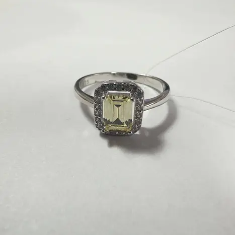 Кольцо декоративное из серебра