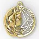 Подвеска знак зодиака из красного золота