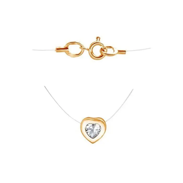 Цепь шнурок из красного золота