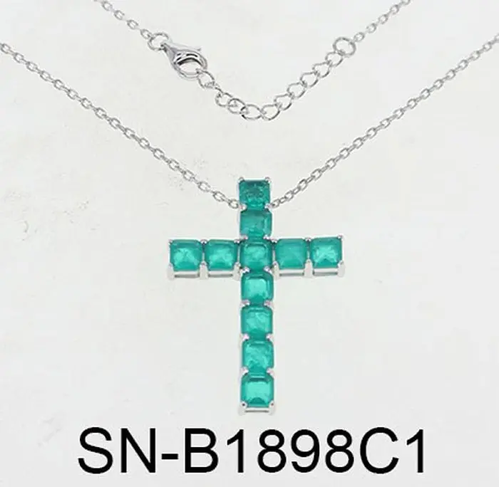 Цепь колье из серебра