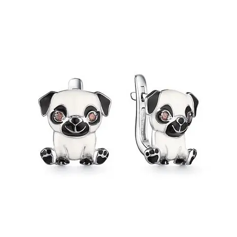 Серьги детские из серебра