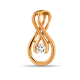 Подвеска бегунок из красного золота