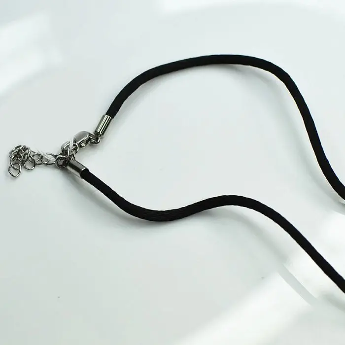 Цепь шнурок из серебра