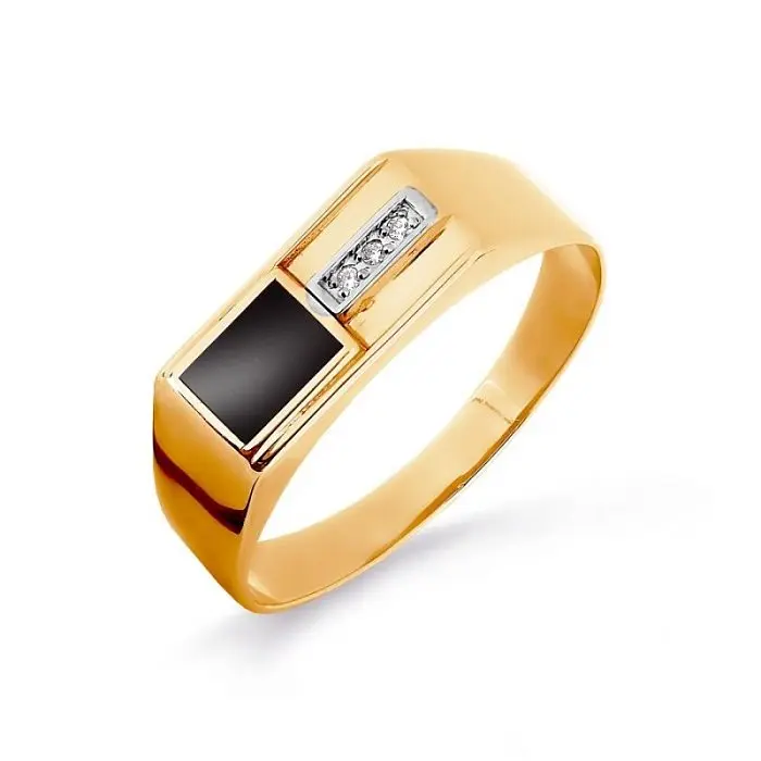 Печатка из красного золота