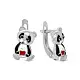 Серьги детские из серебра