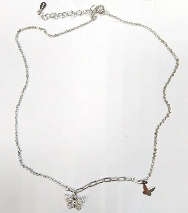 Цепь колье из серебра