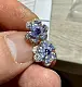 Серьги пуссеты из серебра