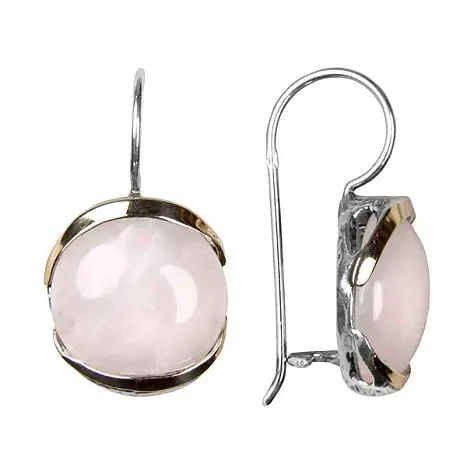 Серьги петельки из серебра