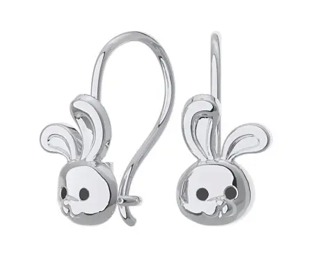 Серьги детские из серебра