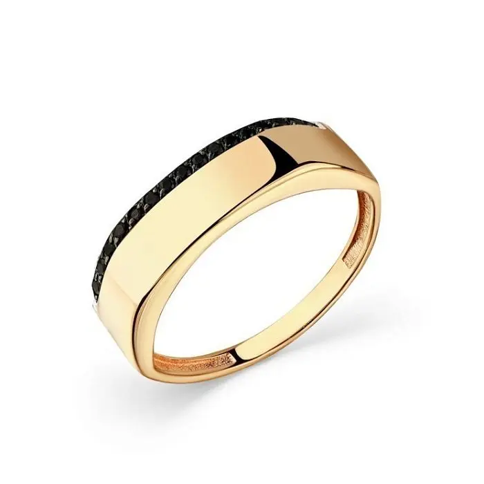 Кольцо декоративное из красного золота