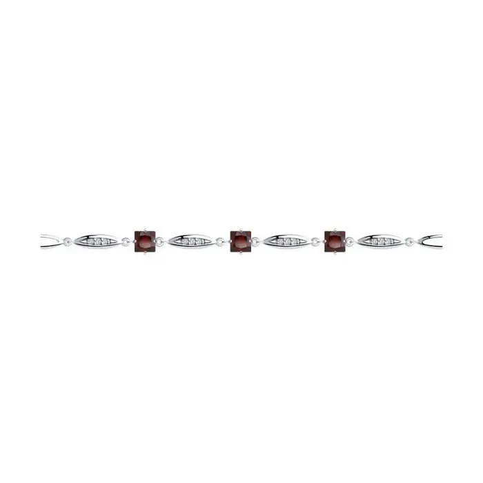 Браслет декоративный из серебра