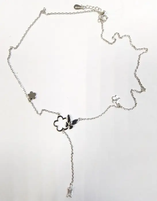 Цепь колье из серебра