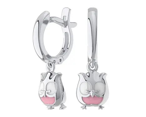 Серьги детские из серебра
