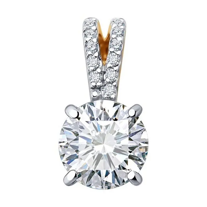 Подвеска декоративная из красного золота