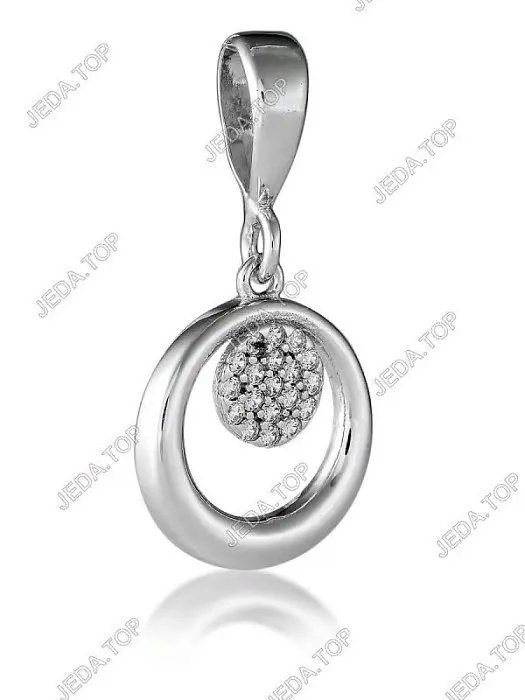 Подвеска декоративная из серебра вид 1