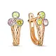 Серьги детские из красного золота