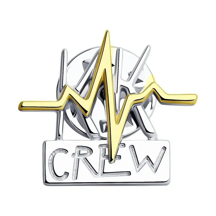 Брошь из позолоты