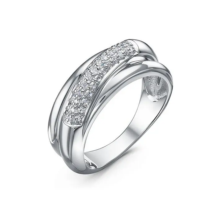 Кольцо декоративное из серебра