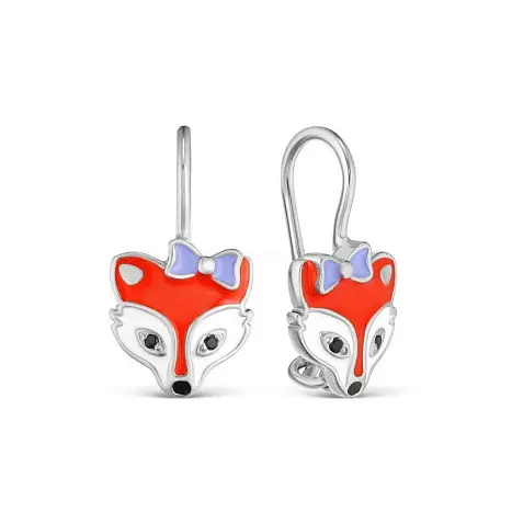 Серьги детские из серебра