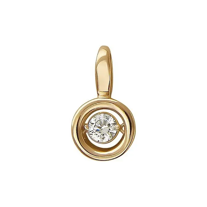 Подвеска декоративная из красного золота вид 1