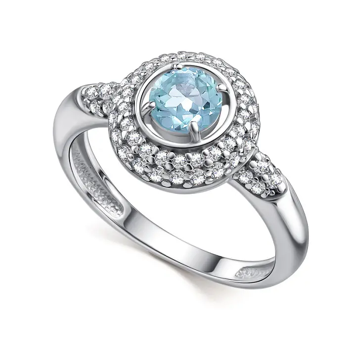 Кольцо декоративное из серебра