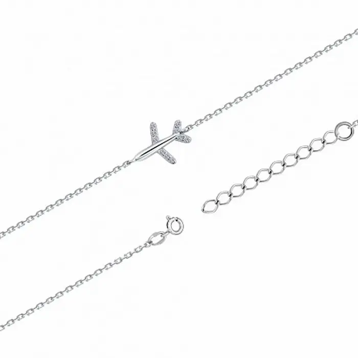 Браслет декоративный из серебра