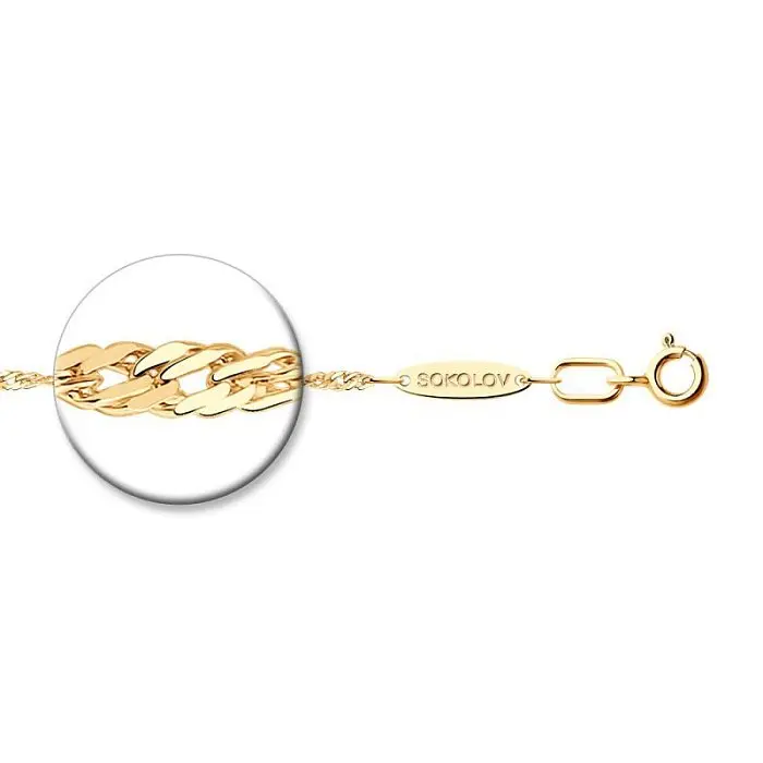 Цепь из позолоты вид 1