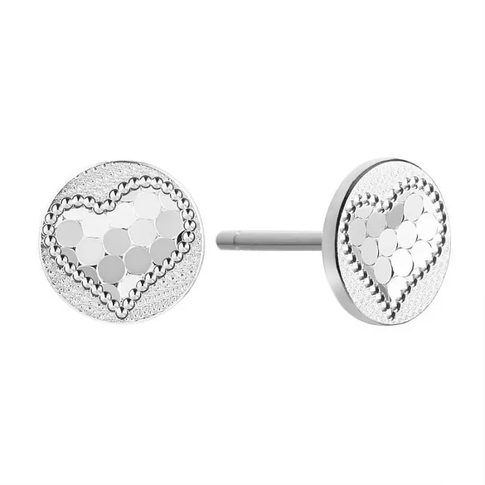 Серьги пуссеты из серебра