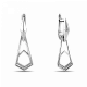 Серьги подвесные из серебра